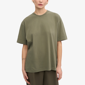 T-shirts oversize pour femmes fabriqués directement en usine, style vintage, coupe ample, mélange de coton, décontractés, faible MOQ. - Product Image 1