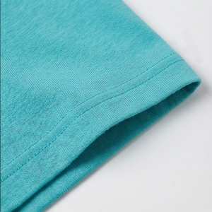 T-shirt court ajusté respirant en soie et coton de qualité supérieure pour femme, avec logo personnalisé, vêtement de sport décontracté et tendance - Product Image 6