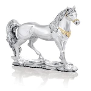 Escultura de Caballo de Aluminio, Elegante Adorno Decorativo, Diseñado para Inspirar una Hermosa Presentación en el Hogar y un Estilo Duradero - Product Image 3