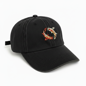 Vintage Wash Baseball 6 Panel <b>Cap</b> Custom Embroidery Logo <b>Flat</b> Brim Adjustable <b>Summer</b> Hat High Quality Acrylic OEM - Product Image 3