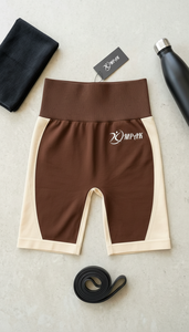 Shorts de sport pour femme, respirants, écologiques, séchage rapide, taille haute, effet push-up, sans coutures, pour yoga et fitness - Product Image 6