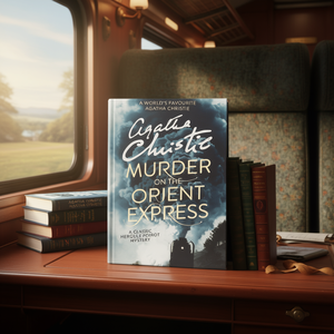 Asesinato en el Orient Express de la autora Agatha Christie, impresión de libro de tapa blanda personalizada. - Product Image 3
