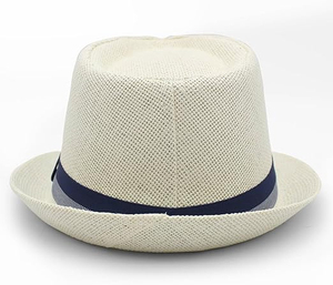 Sombrero de Sol Fedora de Ala Ancha, Informal, Transpirable, de Verano, Unisex, para Playa, Ajustable, de Papel - Product Image 2