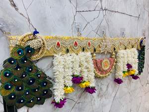 Decoración Colgante Hecha a Mano con Diseños Intrincados y Coloridos para Diwali, Bodas y Eventos Culturales - Toran Bandanwar, Decoración Única para el Hogar - Product Image 2