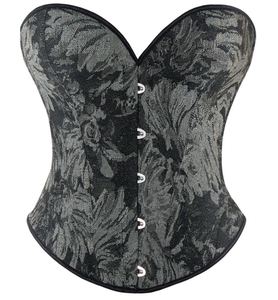 Corsé Vintage para Mujer, Faja Moldeadora con Diseño de Pintura al Óleo, Bustier Reductor de Abdomen, Corsé Renacentista, Top Corto Sexy y a la Moda, Personalizado - Product Image 2