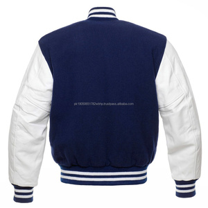 Mode urbaine respirante à bas prix veste universitaire à manches en cuir pour hommes vestes universitaires respirantes de haute qualité pour hommes - Product Image 5
