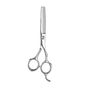 Tijeras profesionales para entresacar cabello, calidad de salón, acero inoxidable, 30 dientes, para diestros, mango largo, uso en salón - Product Image 3