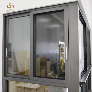 Fenêtres coulissantes en aluminium à <span class=keywords><strong>double</strong></span> <span class=keywords><strong>vitrage</strong></span>, modernes, résistantes aux intempéries, certifiées NFRC, pour projets de villas résidentielles - Product Image 1