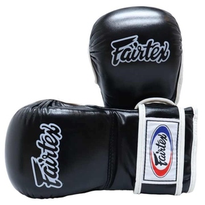 Gants de boxe MMA personnalisés de haute qualité à prix de gros RTS, couleur noire, Fair Tex Grappling, confortables, imprimés, AI-MG-07 - Product Image 4