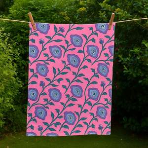 Tela de Algodón Puro con Estampado a Mano de Jaipur, Estilo Boho, Hecha a Mano por Artesanos, Ecológica, Sostenible, Duradera y Suave, Apta para Lavado a Máquina - Product Image 2