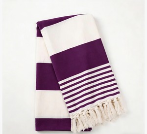 Toalla Turca 100% Algodón, Estilo Bambú, Toalla de Baño y Playa de Lujo, Suave, Absorbente, de Secado Rápido, Ecológica, Inspirada en Hoteles, Spas y Resorts - Product Image 1