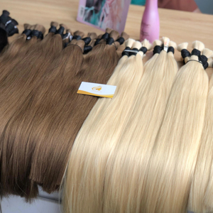 Extensiones de Cabello Humano de Color al Por Mayor al Mejor Precio, Cabello Virgen Crudo Premium de Vietnam, 100g, Textura Lisa, Estilo Lujoso - Product Image 1