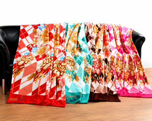 Couverture en polaire florale multicolore de luxe OS, literie d'hiver douce et de qualité supérieure, origine Haryana - Product Image 5