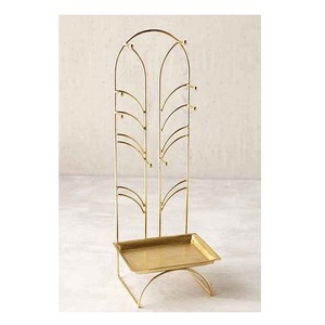 Soporte de joyería de metal de diseño, perfecto para la decoración moderna del hogar y para organizar de forma ordenada todas sus joyas favoritas. - Product Image 1