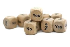 <b>Wooden</b> Yes No Dice Set Handmade Engraved Round <b>Blocks</b> Multifunction Customized for Tabletop Home Decoration DIY Crafts - Product Image 1