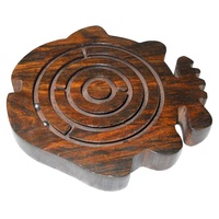 Labyrinthe en bois fait à la main jeu de société balle dans le labyrinthe Puzzle haute qualité personnalisé en gros article indien artisanat décoratif pour la maison