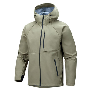 Custom Windbreaker <b>Jacket</b> High Quality Outdoor Water Resistant Windproof Hooded <b>Jacket</b> for <b>Men</b> Hiking & <b>Running</b> - Product Image 5