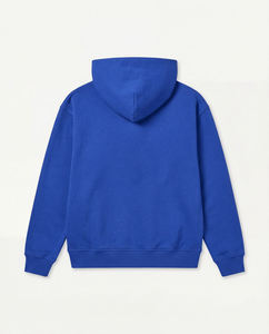 Sweat à capuche surdimensionné bleu roi personnalisé 100% coton tricoté épais brodé pour l'hiver, style streetwear, usine OEM ODM - Product Image 5