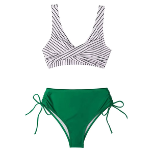 Conjunto de Bikini de 2 Piezas para Mujer, Hecho con Tela de Alta Calidad, Precio Bajo, Sujetador Ajustable y Pantalones Cortos - Product Image 2