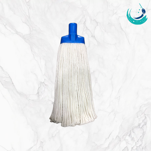 KSR High Quality Cotton White Yarn Socket <b>Mop</b> Heads with Four Colour Clip Holder for Floor Cleaning System Cut End - Product Image 5