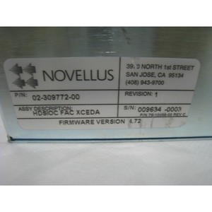 Novellus 02-309772-00 HDSIOC FAC XCEDA, Versión - Equipo y Piezas de Semiconductores Legados Globales Confiables - Product Image 3