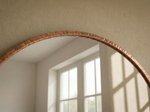 REHMAN <b>CRAFT</b> Handmade Contemporary Wood Rim Round Wall <b>Mirror</b> - Product Image 5