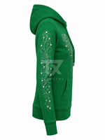 Sweat à capuche zippé intégral personnalisé pour homme, style streetwear hiver, motif squelette avant en strass, toile d'araignée graphique, effet bling, coupe oversize, style gothique, 100% coton