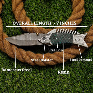Cuchillo UA Supplies personalizable ODM/OBM profesional de acero de Damasco 58 HRC con punta de gota, mango de madera de nido de abeja, afilado a rasuradora, de 7.5 pulgadas - Product Image 4