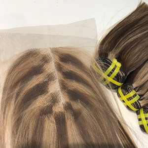 SMA Highlight Dark Blonde Extensiones de cabello humano vietnamita de alta calidad Hueso recto Doble trama Venta al por mayor Precio de fábrica - Product Image 5