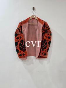 Women's Luxury Coat Outerwear Suzani Velvet Jacket Handmade Velvet Suzani Eco-Friendly Winter <b>Boho</b> Embroidered for Party Wear - Product Image 3