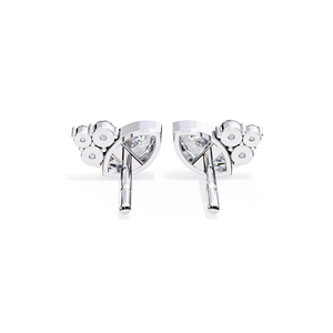Boucles d'oreilles clous classiques REYES en argent sterling 925 avec moissanite taille marquise de 0,34 carat certifiée GRA et fermoir à vis - Product Image 6