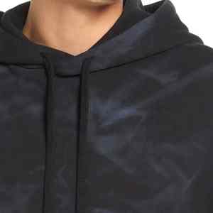 Sweat à capuche personnalisé en coton épais, imprimé, style streetwear, avec logo en strass de luxe, pour homme - Product Image 3