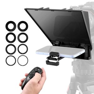 Teleprompter da Tavolo in Lega di Alluminio da 8 Pollici con Spettroscopio Regolabile e Telecomando per Attrezzature di Streaming Live su YouTube, Twitch, Zoom - Product Image 1