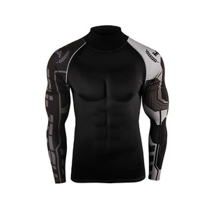 Altr Brothers Rash Guard à manches longues pour le MMA, séchage rapide, respirant, anti-UV, écologique, Spandex/Polyester 260g, devant - Product Image 6