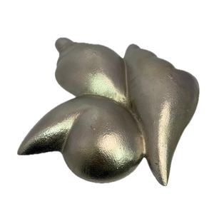 Bandeja de Aluminio Hecha a Mano con 3 Secciones, Plato para Servir con Acabado Dorado, Organizador Decorativo para Mesa de Estilo Costero, Decoración para el Hogar, Diwali WB - Product Image 3