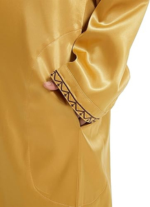 Latest Design Silk Made Cotton Kids <b>Thobes</b> Jubbah Islamic Clothing Robes Long Oversized Kids Solid <b>Thobes</b> with OEM Services - Product Image 5