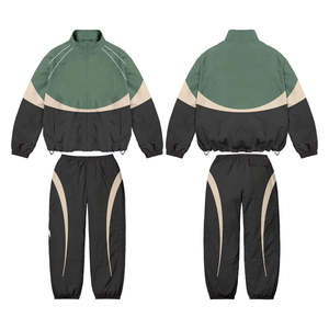 Custom Wholesale Windbreaker Set OEM Manufacturer Lightweight <b>Waterproof</b> Tracksuit Supplier Bulk Private Label Men Women - Product Image 4