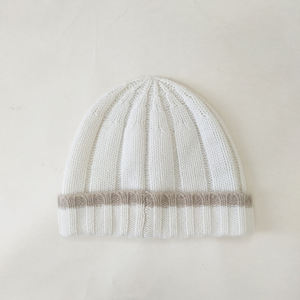 Autumn and Winter Feather Yarn Striped <b>Wool</b> Beanie Cap Women Showing Face Small Cold Knitted Cold <b>Hat</b> <b>Men</b> - Product Image 3