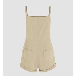 Mono vaquero casual sin mangas para mujer, de moda, de una pieza, con tirantes ajustables - Product Image 3