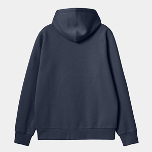 เสื้อฮู้ดดี้ผู้ชายแบบหนา ซิปหน้า ผ้าฝ้าย 100% บุขนด้านใน สกรีนโลโก้ได้ ทรงปกติ อุ่นสบายสำหรับฤดูหนาว ระบายอากาศได้ดี เหมาะสำหรับใส่ลำลอง - Product Image 3