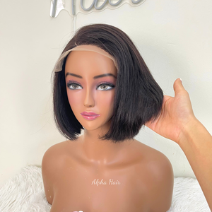 Caliente moda un donante múltiples colores hueso recto Super sedoso Solf textura cutícula alineada extensiones de cabello Pre Pluck HD Peluca de encaje - Product Image 1