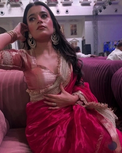 Sari de Seda Banarasi de la India - Product Image 1