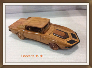 Dragonex Voiture en bois faite à la main, jouet éducatif Montessori vintage antique pour enfants de 2 à 4 ans, certifié EN71, unisexe - Product Image 3