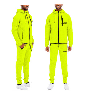 2026 High Quality Custom Blank Baggy Tracksuit <b>Set</b> 500 Gsm French Terry Cotton Sweatsuit Men's Zip up Hoodie and <b>Sweatpants</b> <b>Set</b> - Product Image 4