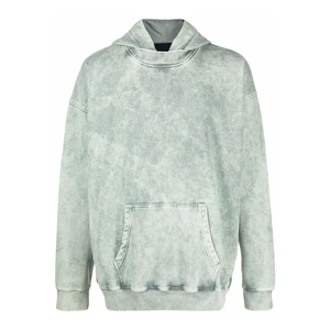 Wholesale Manufacture Acid Wash <b>Hoodie</b> For Men 100% Hight Quality Custom Material <b>Lightweight</b> Streetwear Custom Logo & Color - Product Image 5