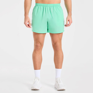 Shorts de sport pour hommes personnalisés avec logo, séchage rapide, poches latérales et taille élastique avec cordon de serrage interne - Product Image 1