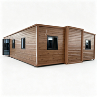 Maison conteneur de luxe extensible 20ft 40ft, Villa mobile, Chambre, Cuisine, Salon, Atelier