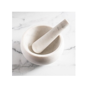 Maja y mortero de mármol, utensilios de mezcla y molienda de la mejor calidad, herramientas Imam Dasta para uso en cocina y restaurante - Product Image 1