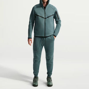 Conjunto Deportivo Completo para Hombre, de Algodón, con Cierre de Cremallera, Transpirable, Ligero, para Atletismo, Gimnasio, Uso Casual y Fitness - Product Image 2