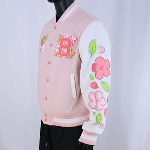 เสื้อแจ็คเก็ตวาร์ซิตี้แฟชั่นสไตล์เลตเตอร์แมน คุณภาพสูง สตรีทแวร์สำหรับผู้ชายและผู้หญิง คุณภาพส่งออก - Product Image 3